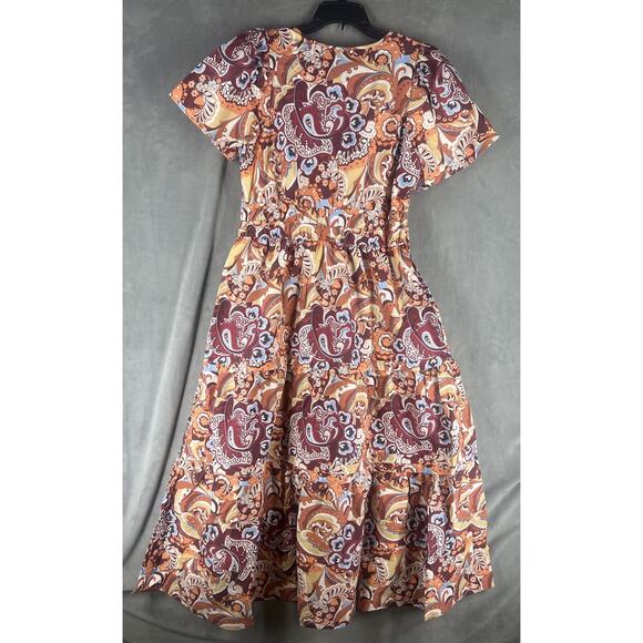 Anthropologie The Somerset Maxi Dress Size X- Large XL Geometric Print - Picture 7 of 12